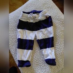 GAP Baby Navy and White Striped Pants
